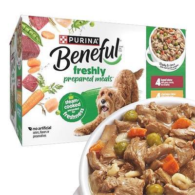 Purina Beneful Gravy Wet Dog Food Variety Pack, Prepared Meals Stew - (12) 10 oz. Tubs
