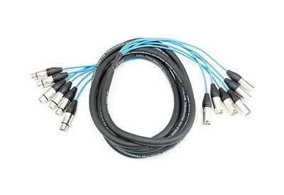 Elite Core PEX615 | 6 Channel Fan To Fan XLR Extension Snake | 15' ft