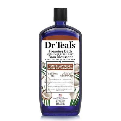 Dr. Teals Coconut Oil Foaming Bath, 34 Ounce