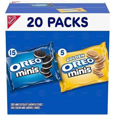 Oreo Mini Mix Sandwich Cookies Variety Pack, 20 Snack Packs