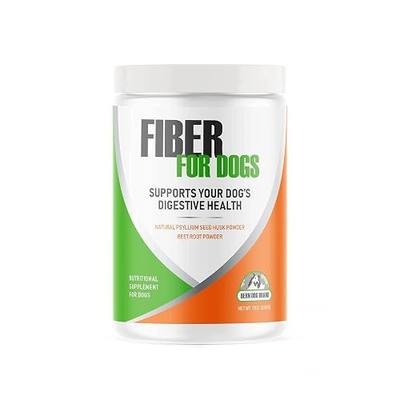 Fiber for Dogs Psyllium Seed Husk Powder & Dehydrated Beet Root Powder Aids a Number of Intestinal Disorders in Dogs Including Diarrhea, Constipation & Anal Gland Issues. Available in 6 and 12 oz.