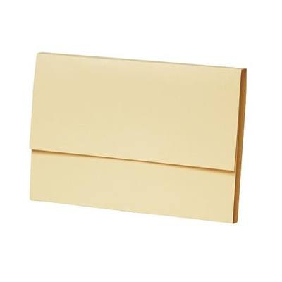Apothecary Products Manila Folders, XL Expandable Double Fold, 100 Count | Document Folders for Office, Paper, Reports, and Files, Durable Heavyweight Storage, Made in the USA (12" x 6" x 1.25")