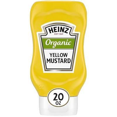 Heinz Organic Yellow Mustard (20 oz Bottles, Pack of 6)