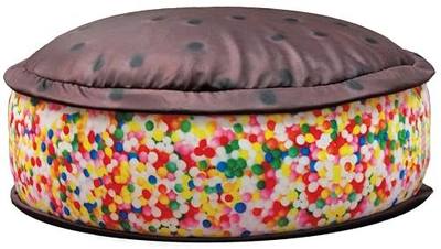 iscream Snack Shack Photoreal Ice Cream Sandwich Shaped 18.5" x 18.5" Microbead Pillow