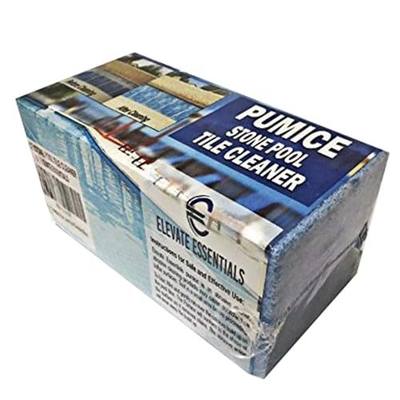 Pumice Stone for Pool Tile Cleaning Block, Concrete Spa Cleaning, Best Pool Stain Remover, Natural Pumice Stone, Ceramic Tile Cleaner Block, Blue (1)