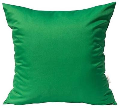 TangDepot Luxury Faux Silkhrow Pillow Cover 20x20 Green | Vibrant Coral Faux Silk Cushion Cover, Silky Soft, Hidden Zipper, Washable & Quick Dry, Perfect for Home & Patio