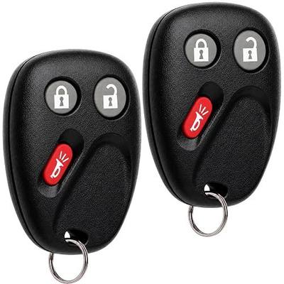 Key Fob Replacement for 2003-2006 Chevy Silverado Tahoe, LHJ011, 2-Pack | Keyless entry remote fits Suburban, Avalanche, Sierra, Yukon, Cadillac Escalade, H2, Equinox, Torrent and Saturn Vue