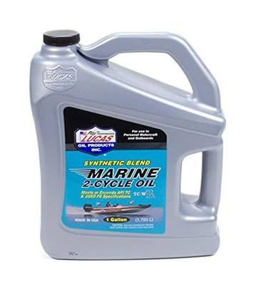 Lucas Oil Products 2 Stroke Oil, 2-Cycle Marine, Semi-Synthetic, 1 gal Jug, Each