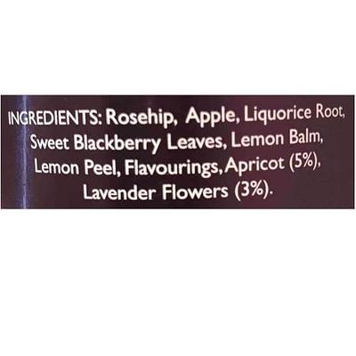 Fortnum and Mason British Tea, Apricot, Honey and Lavender Infusion Tin, 15 Silky Tea Bags (1 Pack)