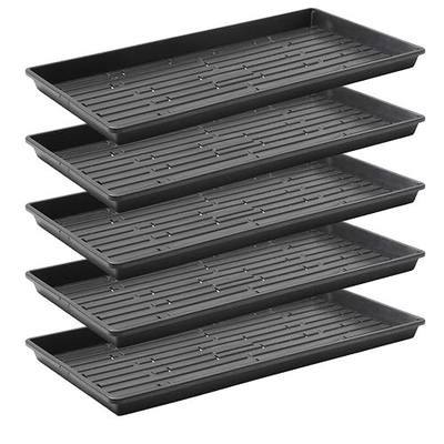 Bootstrap Farmer Extra Strength 1020 Trays, 5 Pack, Black, with Holes