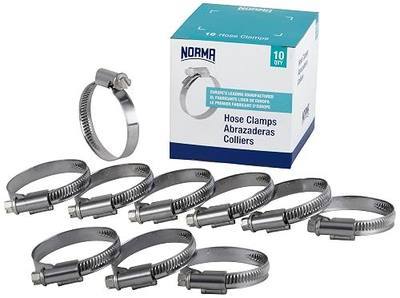 Norma 01266704050-000-0541 Hose Clamps, 40 mm-60 mm X 9 mm W4 (Pack of 10)