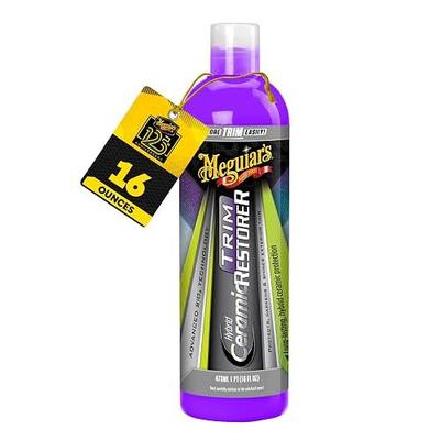 Meguiar's Hybrid Ceramic Trim Restorer, Car Trim Restorer For Diy Drivers And Detailers, Restores & Protects Faded Exterior Plastic, Vinyl & Rubber On Cars, Suvs & Trucks