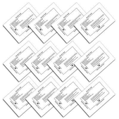 12Pcs Paper Shredder Lubricant Oil Sheets for Heavy Duty Microcut Shredders | Shredder Sharpening & Cleaning Sheets, Reduce Jams and Static – Used for Paper Shredders for Home and Office