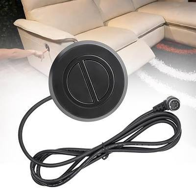 2-Button 5-Pin Power Recliner Hand Control Replacement | Round Handset Switch for Electric Sofa Lift Chairs and Power Recliners