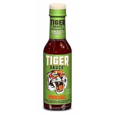 Tiger Sauce Original Hot Sauce, 5oz Bottle (Pack of 1)