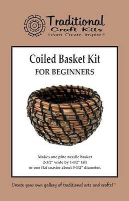 Traditional Craft Kits Coiled Basket Weaving Kit for Beginners | DIY Pine Needle Basketry Making Kit, Includes Natural Pine Needles, Hemp Twine, and Tools, Handcrafted Basket Making Supplies
