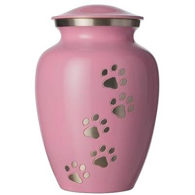 Ottillie Legacy Pink/Pewter/Vert Urn, up to 115lbs