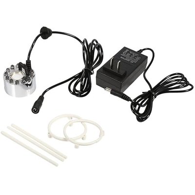 24V Color Changing Mist Maker Fountain Atomizer Air Humidifier with Adapter US Plug