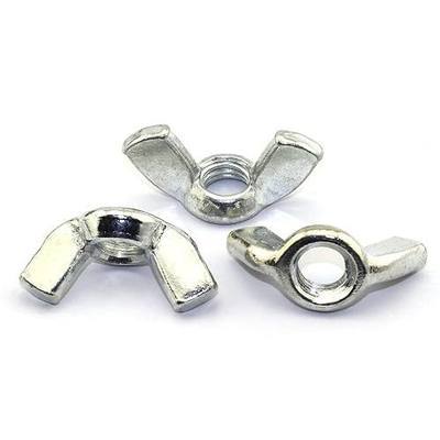 20 Pack 3/8" Wing Nuts Zinc Plated Fasteners Parts 3/8"-16 Inches Butterfly Nut