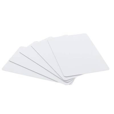 200 Pack - Premium Blank PVC Cards for ID Badge Printers - Graphic Quality White Plastic CR80 30 Mil (CR8030) By Specialist ID - Compatible with Most Photo ID Badge Printers (White)