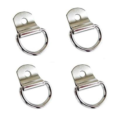 4 Pack Heavy Duty Saddle Repair 3/4" Clip & Dee 5/8" D-Ring