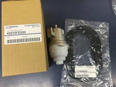 Subaru Genuine In Tank Fuel Filter and Gasket Kit for Turbo - 42072FE020 and 42060AA040