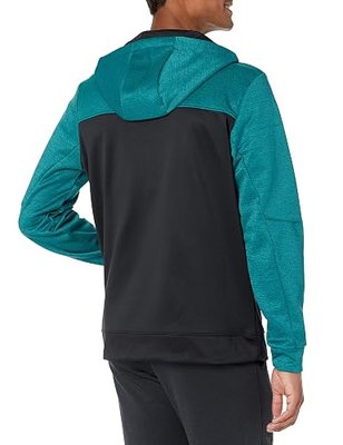 Peak Velocity Men's Quantum Fleece Full-Zip Loose-Fit Hoodie