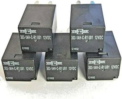 General Purpose Relays 303-1AH-C-R1-U01-12VDC SPNO 20A 12VDC (5 piece) Bonus Bottle Opener