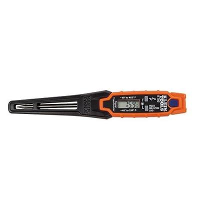 Klein Tools ET05 Digital Pocket Thermometer, HVAC Instant Read Thermometer with Backlit Display, Wide Measurement Range, Fahrenheit and Celsius