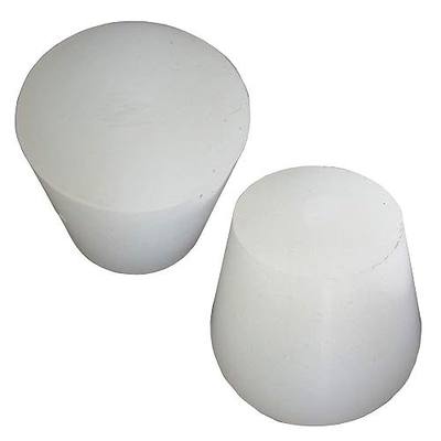 2pcs 3# -11# Silicone Plug Without Hole for Airlock Valve Bubbler Brew Wine Food Grade Silicone Rubber Stopper (9#)