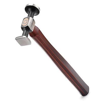 WUTA Leather Hammer Double Head Cobblers Hammer Mirror Polishing Carbon Steel Mallet for Professional Leather Craft Tool (gen 1)