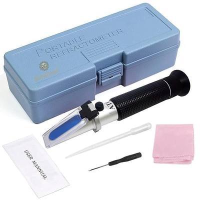 SunGrow Measure Salinity of Water with Aquarium Refractometer, Remarkable Accuracy, Easy Reading