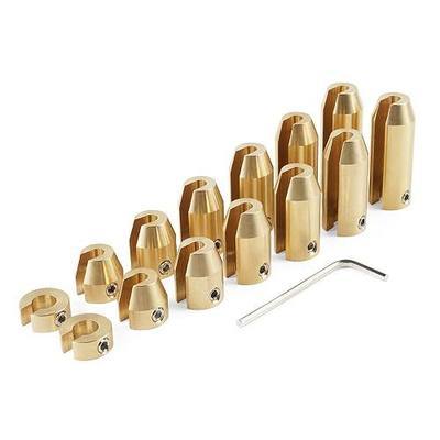 NICECNC Motorcycle 14 Pack Reusable Brass Wheel Spoke Balance Weights Refill Kits for Super Moto, Dual Sport, Metric Cruisers, Vintage, or Any Other Spoked Wheels