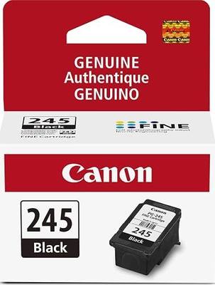 Canon PG-245 Genuine Black Ink Cartridge, Compatible with iP2820, MG2420/2924/2920/3020/2522/2525, MX492, TS3120/302/302a/202/202a/4520/3320 | Compatible with iP2820, MG2420/2924/2920/3020/2522/2525, MX492, TS3120/302/302a/202/202a/4520/3320