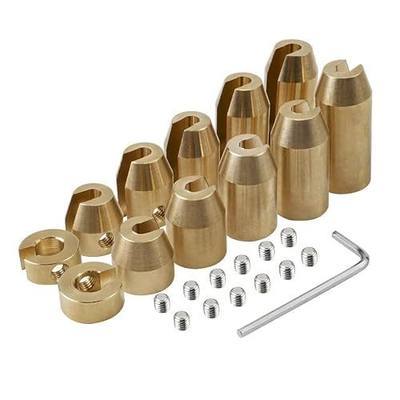 NICECNC 12 Pack Motorcycle Reusable Brass Wheel Spoke Balance Weights Refill Kits Compatible with Super Moto,Dual sport,metric cruisers,vintage or any other spoked wheels