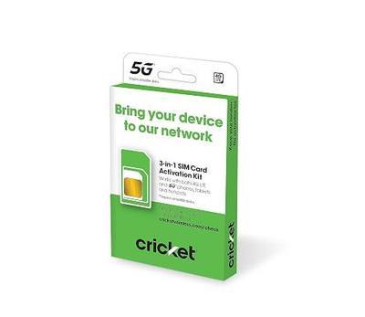 Cricket Wireless 3-in-1 SIM Kit - Bring Your Own Phone - 2.0