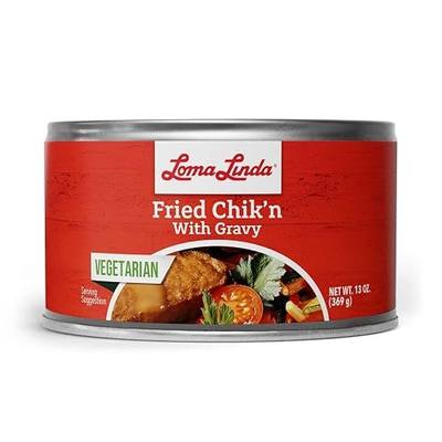 Loma Linda Fried Chik'n with Gravy - 13 oz. (Pack of 8)