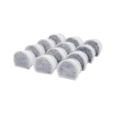 PetSafe Drinkwell Pet Fountain Replacement Carbon Filters, 12 Filters | Certified Fit for Drinkwell Fountains, 50% More Carbon Than Generic Brands, 2-4 Weeks Filtration per Filter