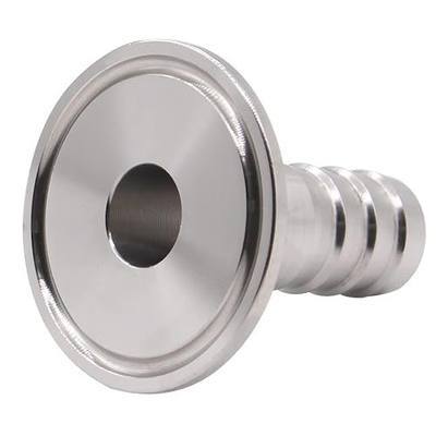DERNORD 1.5" Tri Clamp to 1" Hose Barbed Adapter SUS304 Sanitary Hose Pipe Fitting (1 Inch Barb Hose)