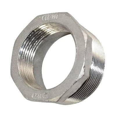 2" Male NPT to 1-1/2" Female NPT Female Reducing/Reducer Bushing Pipe Fitting,Adapter,Stainless Steel SS 304 Hex Bushing…