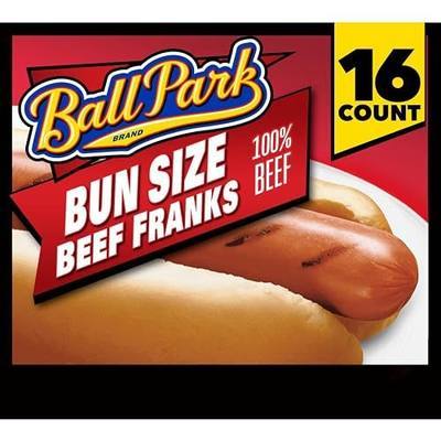 Ball Park Bun Size Beef Franks, 16 Count