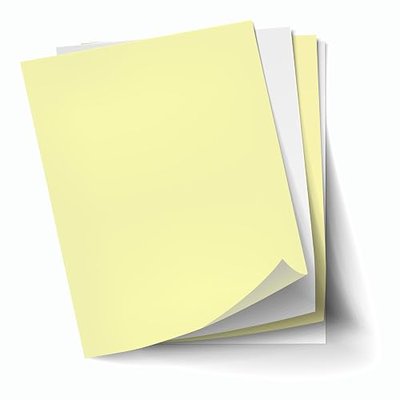 8.5 x 11 Excel One (230949) Carbonless Paper, 2 Part Reverse (Canary/Bright White), 10 REAMS