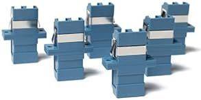 FCD - (Pack of 6) Duplex LC to LC Female to Female Couplers | Singlemode/Multimode, LC Female to LC Female Couplers | | f/f lc/lc Female/Female Adapter sm mm Coupler 6 Pack