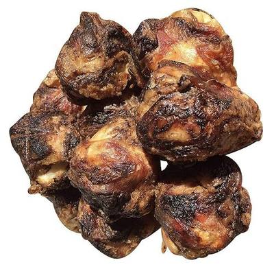 K9 Connoisseur Knee Caps for Dogs - USA Made Dog Bones for Small Dogs | Natural Long Lasting Meaty Treats Best for Dogs Upto 50 Pounds 1 Pack 10 Count