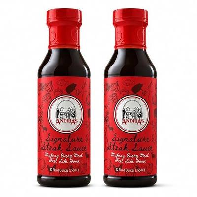 Andria's Signature Steak Sauce (Pack of 2)