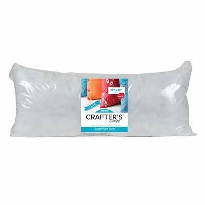 Fairfield Crafter’s Choice, Basic & Personalizable Pillow Form Inserts for Throw, Decorative, Travel, and Bench Pillows, Great for Home Decor, 16" x 38"