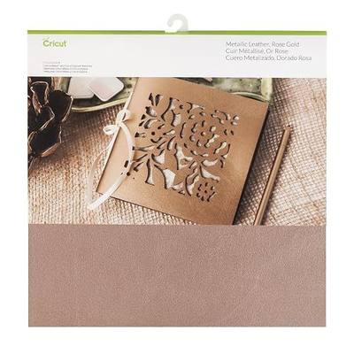 Cricut Leather Metallic, Rose Gold 12x12