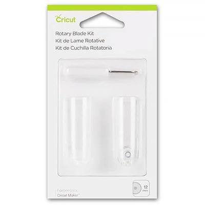 Cricut Rotary Blade Replacement Kit Compatible with Cricut Maker | Includes a Hard Cutting Blade with Protective Cap, Washer, Nut & Screwdriver, Cuts Delicate Papers & Unbacked Fabric