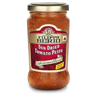 Filippo Berio Pesto, Sun Dried Tomato, 6.7 Ounce Glass Jar