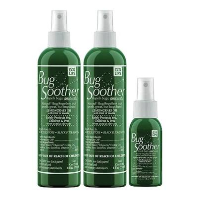 Bug Soother Natural Insect Repellent Spray, DEET-Free 8 oz. (2 Count) | Plant Based | Repels Mosquitos, Gnats & No See'ums | Family Safe | Made in the USA